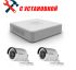 1 Мп Готовый комплект аналогового видеонаблюдения на 2 камеры Hikvision 