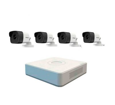 2МП 4-камерный комплект IP видеонаблюдения Hikvision NK4E0-1T 