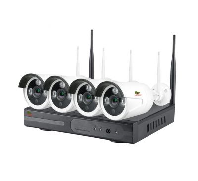 2 Мп комплект видеонаблюдения уличный Wi-Fi Partizan IP-22 4xCAM + 1xNVR 
