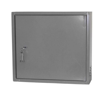 Антивандальный металлический ящик (шкаф) БК-550-2U-Антилом усиленный 