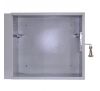 Антивандальный металлический ящик (шкаф) БК-550-4U-з-пенал 