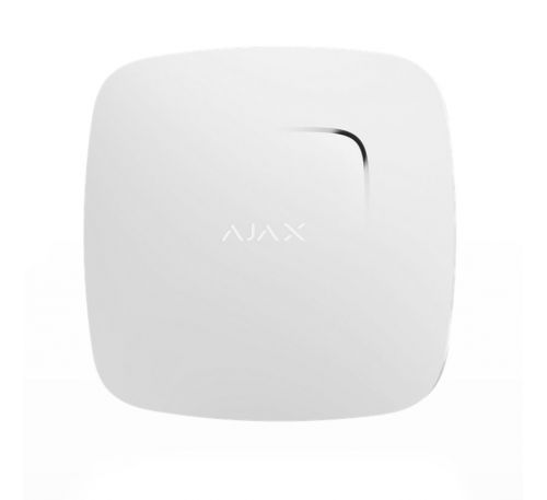 Беспроводной датчик дыма с дополнительным сенсором температуры Ajax, Аякс FireProtect White 