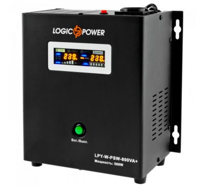 Источник бесперебойного питания Logicpower LPY-W-PSW-800VA+ (560Вт) 