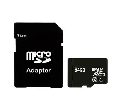 Карта памяти MicroSDHC 64Gb без SD адаптера 
