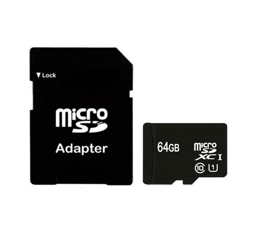 Карта памяти MicroSDHC 64Gb без SD адаптера 