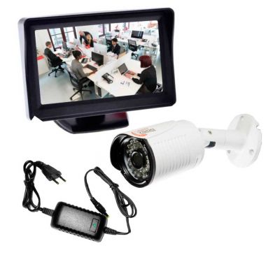Комплект наружного видеонаблюдения (VLC-6128WM+монитор) 