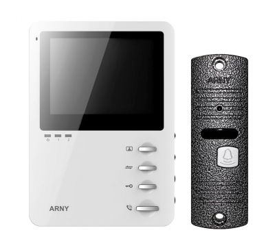 Комплект видеодомофона ARNY AVD-410+вызывная панель AVP-05 NEW 
