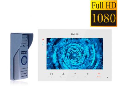 Комплект видеодомофона Slinex SQ-07MTHD с вызывной панелью ML-15HD 