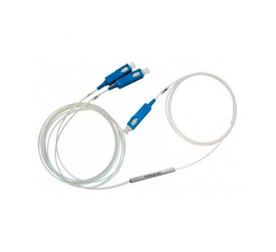 Разветвитель волокон для оптоволоконного кабеля FTTH cable divider 1x2 SC/UPC 
