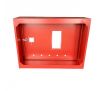 Шкаф пожарный ШП 8060 У навесной, без задней стенки, без кассеты, Красный, 800х600х230 