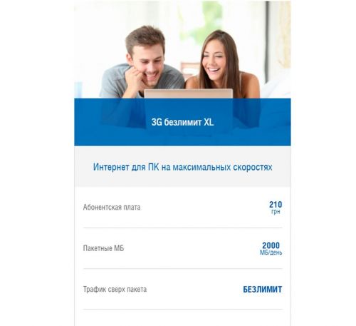 Стартовый пакет Интертелеком "3G безлимит XL" 