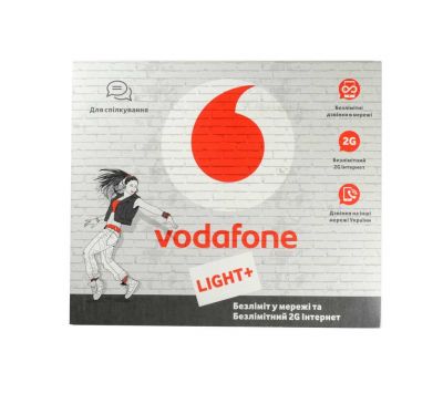 Стартовый пакет Vodafone light+ 