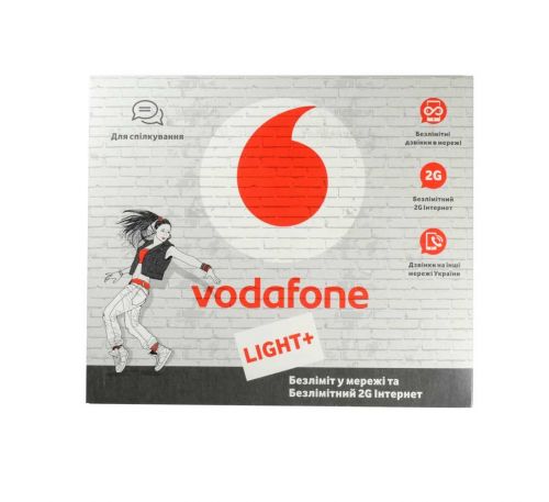 Стартовый пакет Vodafone light+ 