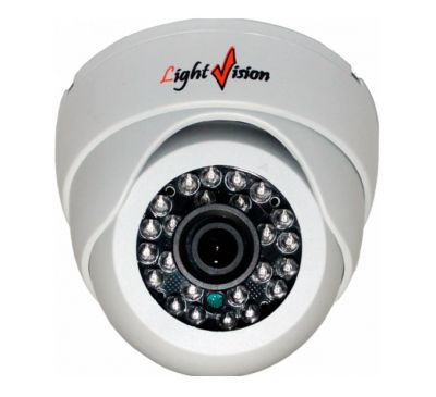 Внутрення купольна видеокамера LightVision VLC-1128DM (AHD/CVI/TVI/CVBS) 